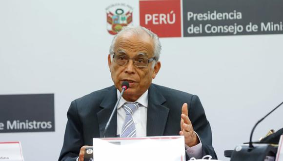 El premier Aníbal Torres expresó que el cardenal Barreto está a favor de "un grupo de Poder" del Perú. (Foto: PCM)