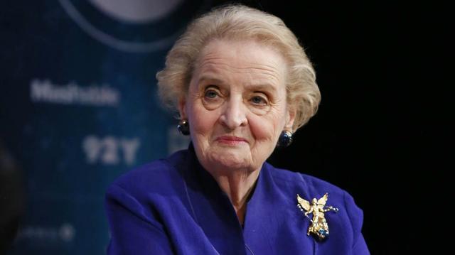FOTO 9 | Madeleine Albright. Sirvió como embajador estadounidense en la ONU de 1993 a 1997 y es la primera mujer en convertirse en Secretaria de Estado de Estados Unidos entre 1997 y 2001.