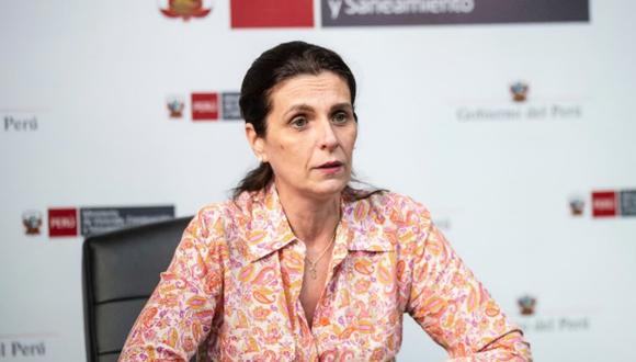 Empadronan afectados por intensas lluvias para entrega del Bono de Arrendamiento, informó la ministra de Vivienda. Hania Pérez de Cuellar.