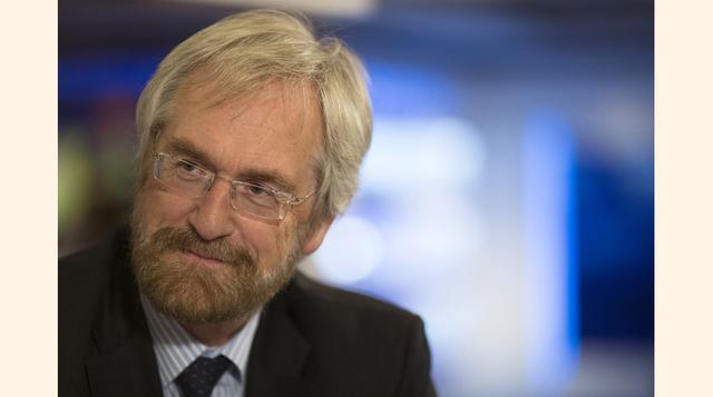 Peter Praet. El economista jefe el Banco Central Europeo (BCE) cierra los diez primeros de The Economist. (Foto: Bloomberg)