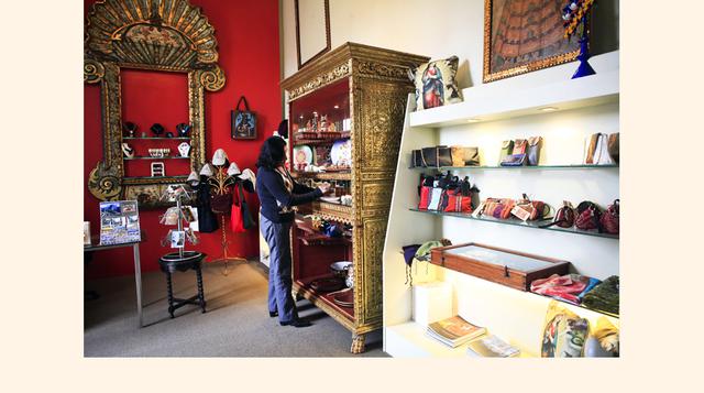 La boutique del Museo Pedro de Osma vende reproducciones de las piezas más emblemáticas que se exhiben en sus salas. (Foto: Lucero Del Castillo)