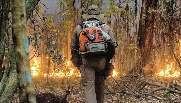 En 2020 Bolivia enfrentó una temporada de incendios devastadores. Foto: Fundación Noel Kempff Mercado.