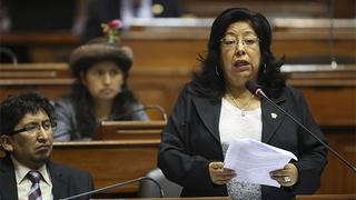 Excongresista Foronda, suspendida por contratar a condenada por terrorismo, es nuevo jale de Castillo