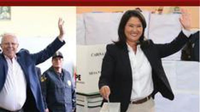 ONPE al 94.2%: PPK obtiene 50.28% de votos y Keiko Fujimori tiene 49.72%