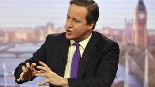 David Cameron dice que le gustaría adelantar el referéndum que decidirá si el Reino Unido se integra a la UE