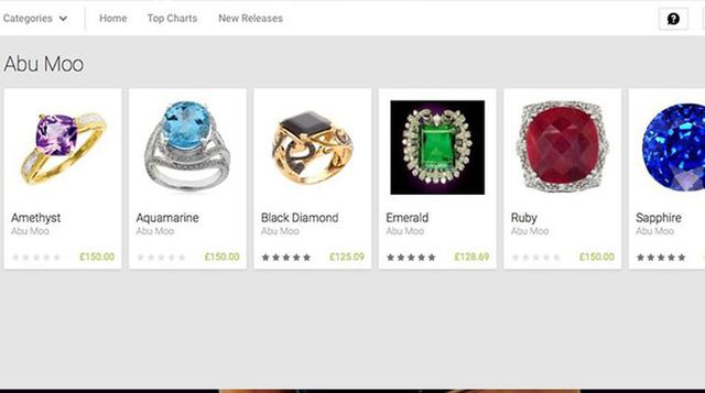 2. Abu Moo. Bajo este nombre figuran seis aplicaciones que ofrecen un material precioso diferente: amatista, diamante, esmeralda, rubí,aguamarina y zafiro. Cada una de estas joyas sale USD 400. Claro que sólo se trata de adornos virtuales.
