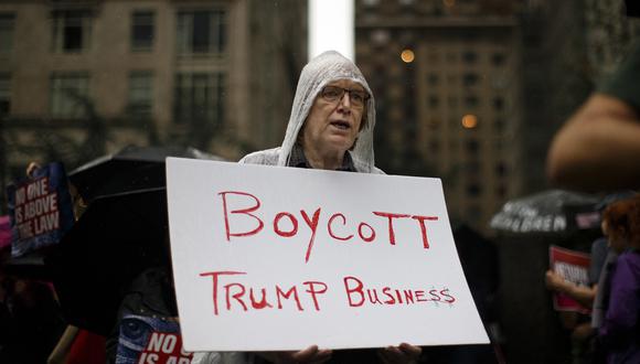 La gestión de Donald Trump ha impactado en las empresas que llevan su nombre. (Foto: AP)