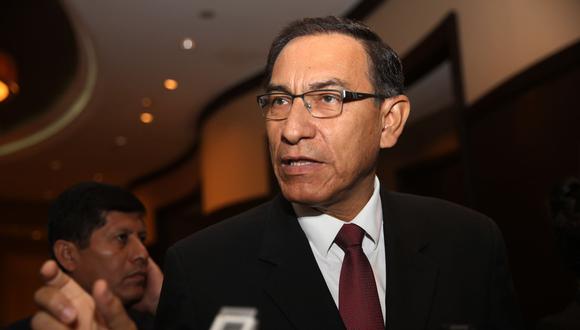 El presidente Martín Vizcarra reiteró su intención de seguir trabajando con Peruanos por el Kambio como bancada oficialista. (Foto: Andina)