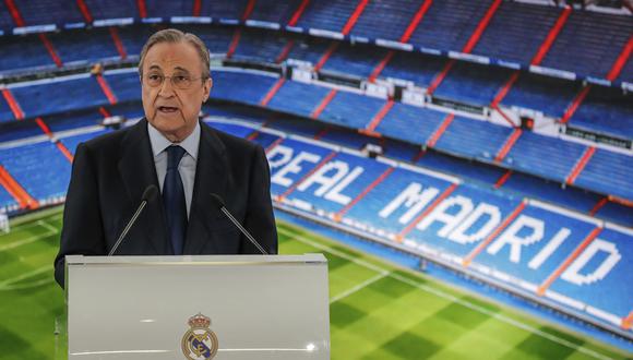 El Real Madrid señaló que el acuerdo se hizo sin contar con su participación y conocimiento y destacó que LaLiga permitió por primera vez este jueves acceso “limitado” a los términos de la operación. (AP Photo/Manu Fernandez, File)