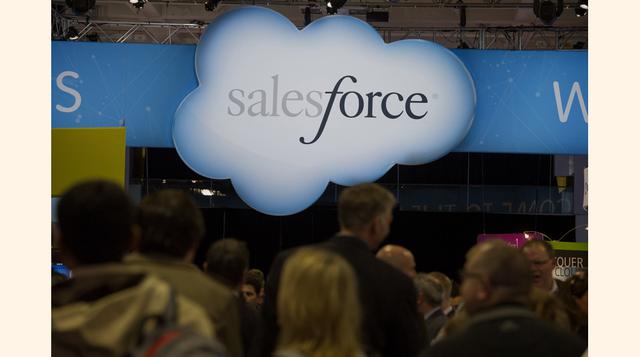 Salesforce. Es una compañía global especializada en cloud computing company con sede en San Francisco, California. (Foto: Bloomberg)