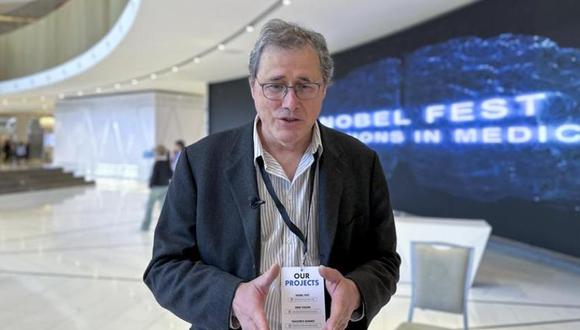 El científico francés Pascal Mayer, Premio Nobel 2022. Foto: EFE