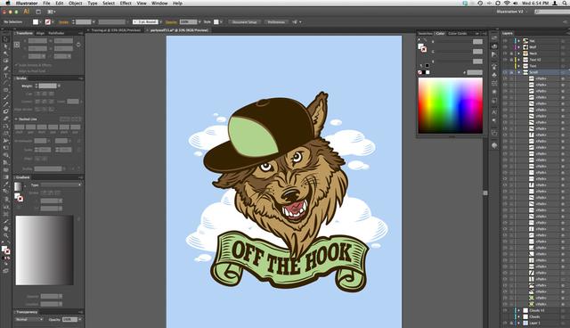 Foto 4 | Puesto 4. Illustrator.  Editor de gráficos vectoriales en forma de taller de arte que trabaja sobre un tablero de dibujo, conocido como «mesa de trabajo» y está destinado a la creación artística de dibujo y pintura para ilustración (ilustración como rama del arte digital aplicado a la ilustración técnica o el diseño gráfico, entre otros). (Foto: Macworld)