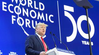 Davos: Trump expone su triunfo en negociaciones con China y México