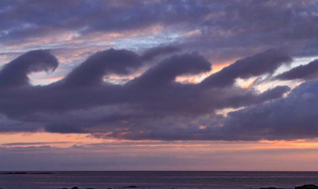 Fluctus: Conocida como “onda de Kelvin – Helmotz”, se asemeja a las olas del mar. (Foto: biobiochile.cl)