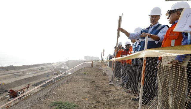 El alcalde de Lima, Jorge Muñoz, remarcó que los trabajos incluyen la habilitación de 2.97 kilómetros de pistas entre San Miguel y el Callao, con vías de tres carriles en ambos sentidos. (Difusión)