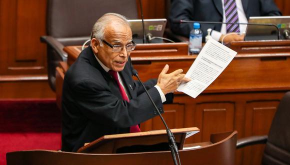 El presidente del Consejo de Ministros, Aníbal Torres, dijo que evaluarán si observan la ley sobre padrones de afiliados. (Foto: PCM)