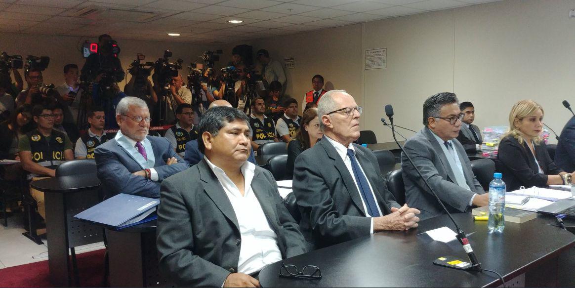 El ex presidente PPK estuvo presente en la audiencia para sustentar su apelación a la detención preliminar que se dictó en su contra. (Foto: Difusión)