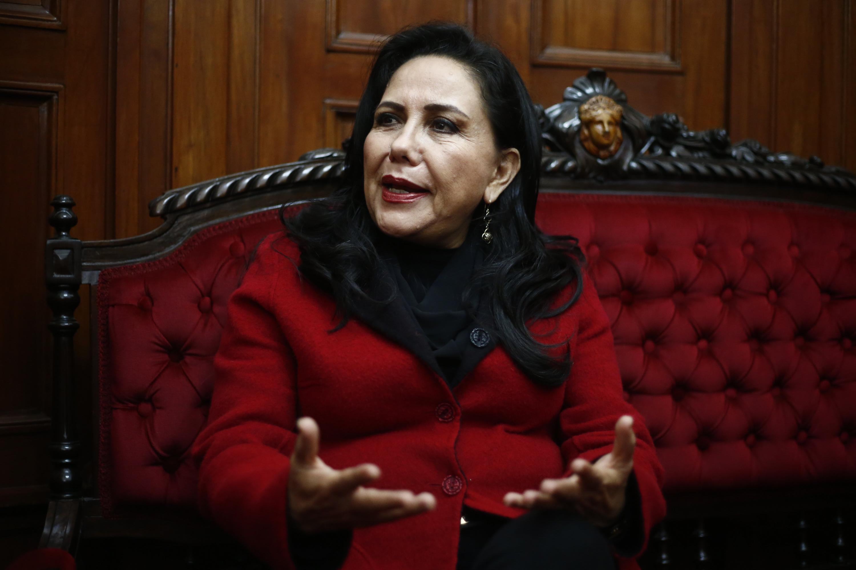 Gloria Montenegro remarcó que ya existen suficientes pruebas sobre Pedro Chávarry por lo que investigación del caso no debería tomar un plazo tan extendido. (Foto: GEC)
