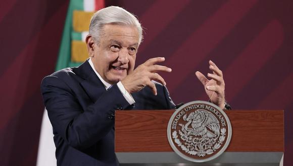 El presidente de México, Andrés Manuel López Obrador, volvió a defender a Pedro Castillo.  (Foto: EFE/ José Méndez)