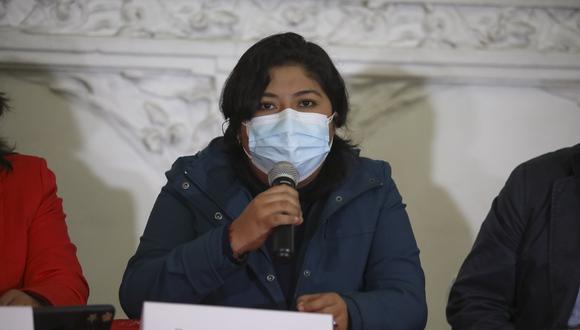 Betssy Chávez dirige la cartera de Trabajo y es Congresista por Perú Libre. (Foto: archivo GEC)