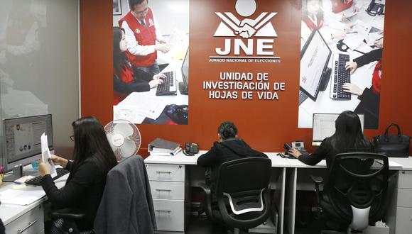 El JNE aprobará los padrones de afiliados hasta el 17 de noviembre. Foto: JNE