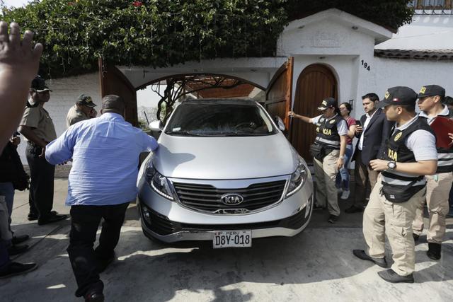 La detención se produjo al promediar las 7:30 de la mañana. (Foto: Anthony Niño De Guzmán / GEC)