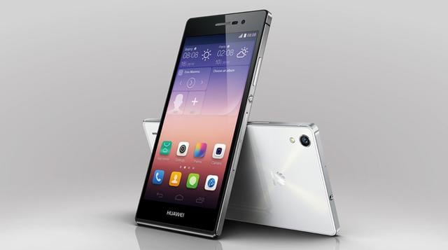 Huawei Ascend P7 no destaca por nada en particular sino por ser un dispositivo completo en general. Cuenta con una pantalla IPS de 5 pulgadas, una buena calidad sonora y solamente 6,5 milímetros de espesor. (Foto: Huawei)