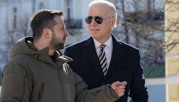 Biden, confirmó en una rueda de prensa que Zelenski participará y explicó que la guerra en Ucrania será uno de los temas principales del encuentro (Foto: AFP)