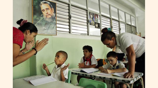 Cuba. Destina un gran porcentaje de su PBI en educación, cuya cifra fue de 13.1 en 2009 y 12.8 en 2010.