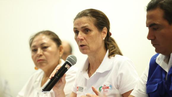 Ministra Hania Pérez de Cuéllar hizo llamado a las alcaldes para que completen los padrones de personas damnificadas por intensas lluvias a fin de reciban el bono de arrendamiento de vivienda.  (Foto: @viviendaperu)