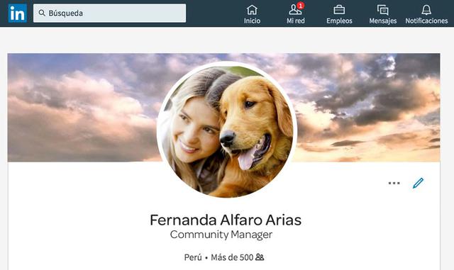 FOTO 6 | La única forma de que tu mascota aparezca en tu foto de perfil es que seas veterinario. De otra forma, se aconseja dejar a los animales fuera de LinkedIn.