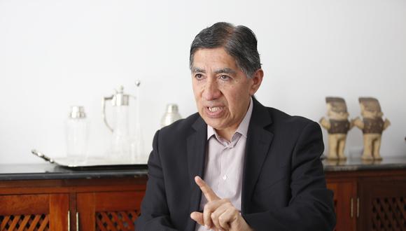El ministro del Interior, Avelino Guillén, señaló que en democracia se debe respetar la labor del periodismo. (Foto: GEC)