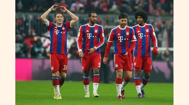 Bayern Munich. Sus negocios comerciales registran la mayor proporción de sus ingresos (60%) al sumar 291.8 millones de euros. Le siguen los derechos televisivos que le generan 107.7 millones de euros y la taquilla, 88 millones de euros. (Foto: Getty)