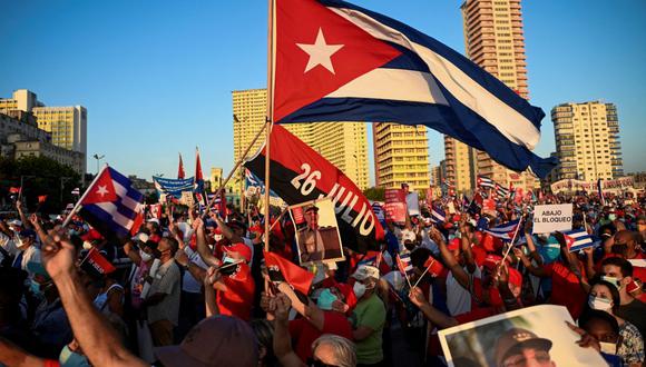 Para Rojas, las protestas de Cuba tienen los ingredientes clásicos de un estallido social. (Photo by YAMIL LAGE / AFP).