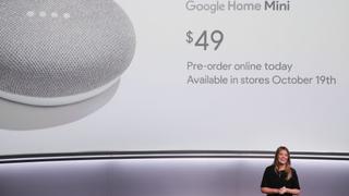 Google presenta el Home Mini, un nuevo asistente para competir con Amazon y Apple