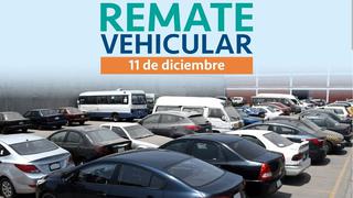Cercado de Lima: el SAT rematará este miércoles 172 vehículos 