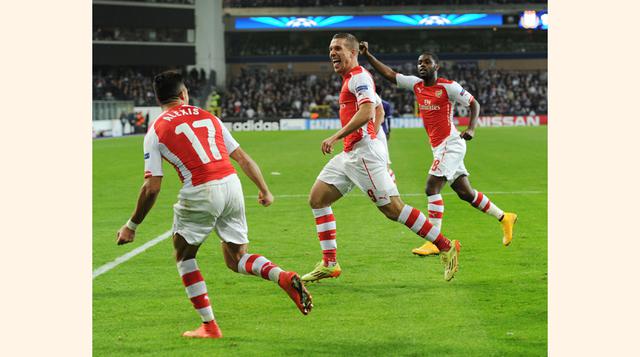 Arsenal. Los londinenses cierran el ‘top ten’ con US$ 402.3 millones. (Foto: Getty)