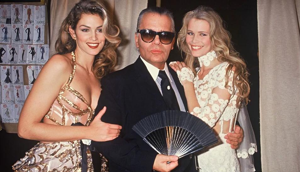 FOTO 4 | Claudia Schiffer: Schiffer se convierte pronto en un ícono planetario, en un universo donde la concurencia es muy fuerte, de Cindy Crawford a Linda Evangelista, otra favorita del alemán, quien no oculta sin embargo su preferencia por su compatriota. "La más grande top model es Claudia", afirmó en 1995. Sin embargo, como Inès de La Fressange, ella también hizo enojar al "Kaiser" al filmar una publicidad para una marca de refrescos. (Foto: Difusión)