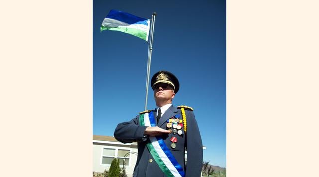 Molossia: El presidente de esta micronación es Kevin Baugh, quien gobierna sobre 1.3 acres (5,260 m2) de tierra adquirida en 1998 al este de Reno, en Nevada. (Foto: AP)