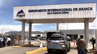 Aeropuerto de Juliaca reanuda operaciones de vuelos luego de tres meses