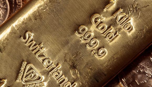 El oro al contado bajaba 0,3% a US$ 1.838,44 la onza cerca de las 11 a.m. (GMT) (Foto: AFP)