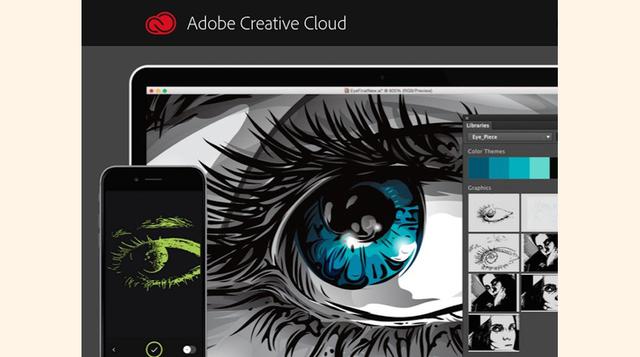 Adobe Creative, la versión en suite nube de aplicaciones populares de Adobe Photoshop, Illustrator e InDesign.