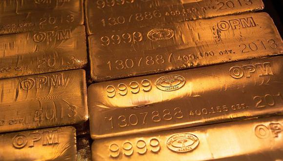 Los futuros del oro en Estados Unidos caían un 0.4% a US$ 1,846.10. (Foto: Reuters)