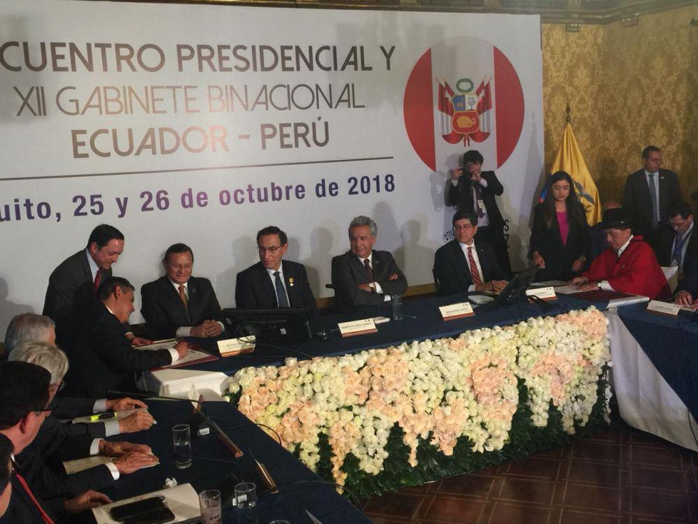 El acuerdo fue suscrito en el marco del Encuentro Presidencial y XII Gabinete Binacional de Ministros Perú - Ecuador. (Foto: Difusión)