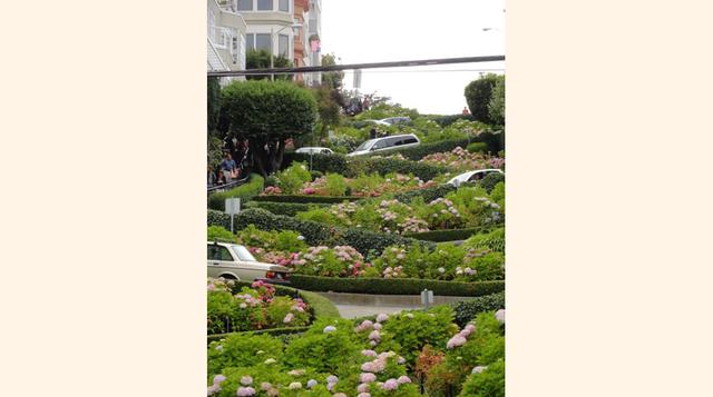 La calle Lombard, San Francisco; La calle Lombard, y en particular el tramo entre la calle Hyde y la Leavenworth, es mundialmente conocida por sus curvas cerradas, que forman zigzags. Un escenario que ha sido inmortalizado en numerosas películas de Hollyw
