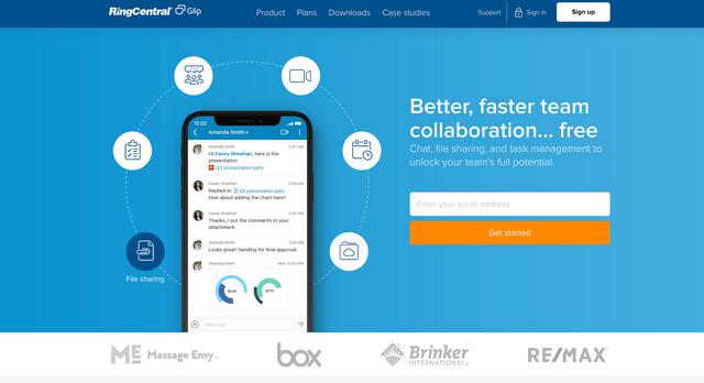 FOTO 8 | 8. Glip
Ideal para quienes trabajan junto a un equipo, esta plataforma ofrece la posibilidad de realizar chats grupales y llamadas de vídeo, adjudicar tareas y compartir archivos y notas, todo en un mismo sitio.