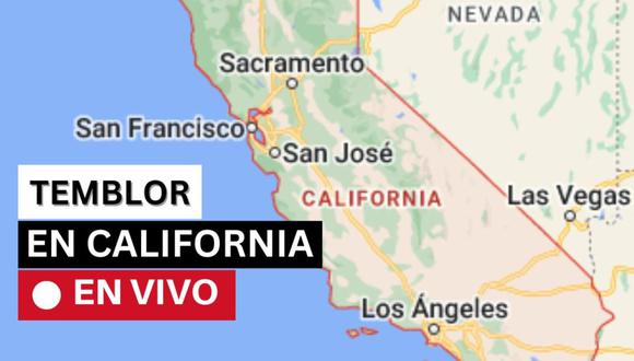 Últimos Sismos en California hoy en vivo, vía USGS | Foto: Google Maps / Composición)