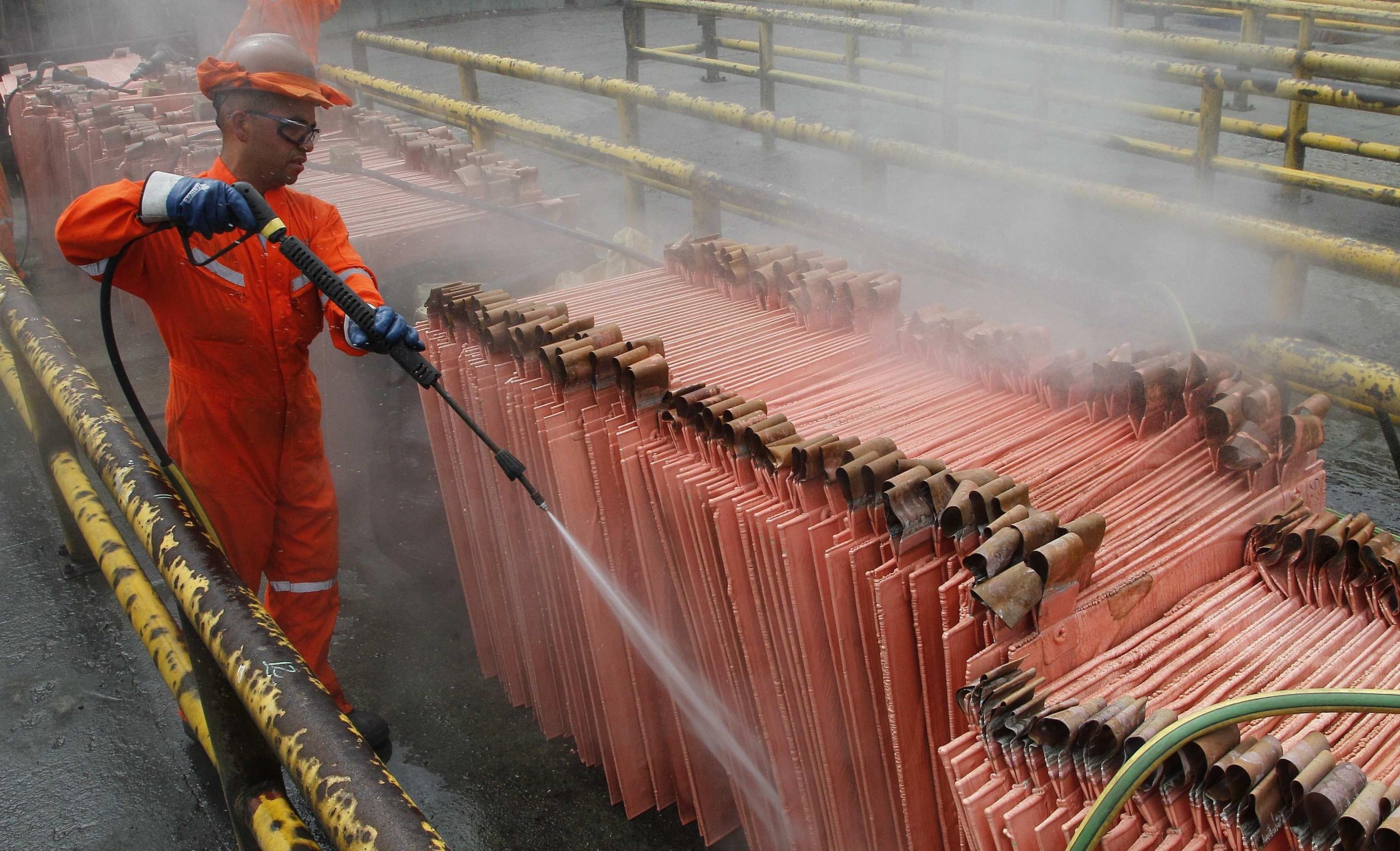 Planta de refinería de cobre de la compañía estatal chilena Codelco. (Foto: Reuters)