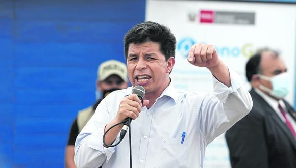 Pedro Castillo se pronunció sobre el gas natural. (Foto: GEC)
