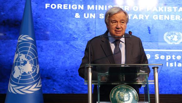 El secretario general de las Naciones Unidas, Antonio Guterres. (Foto de Ghulam Rasool / AFP).